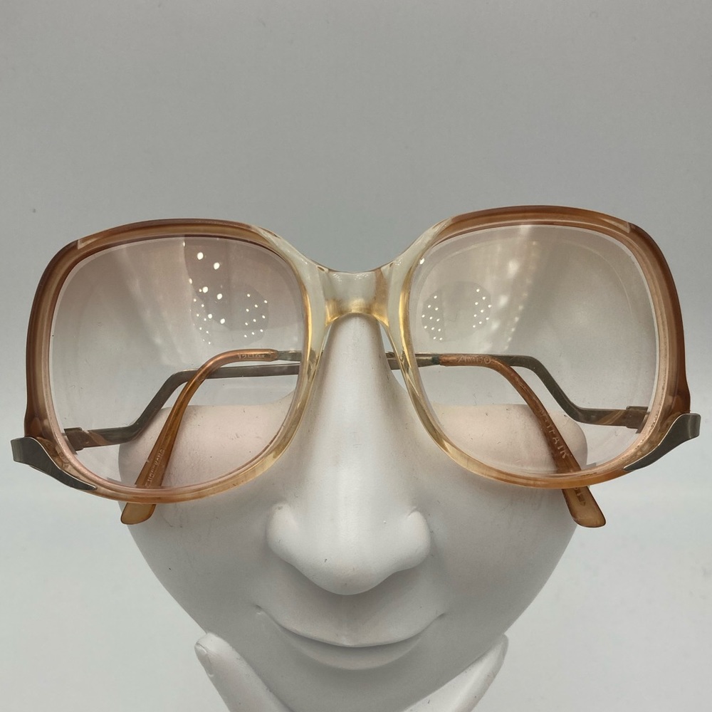 Vintage Zimco Translucent Oval Sunglasses Frames